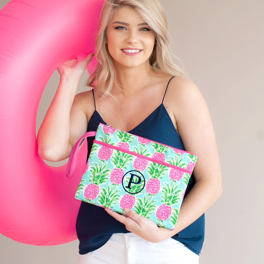 Sweet Paradise Zip Pouch Wristlet