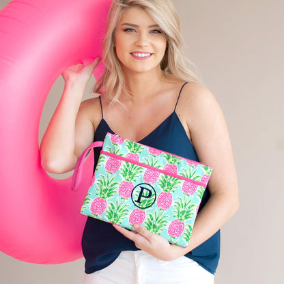 Sweet Paradise Zip Pouch Wristlet