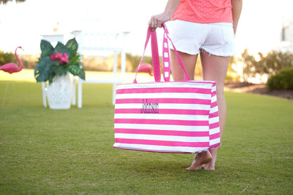 Hot Pink Stripe Ultimate Tote
