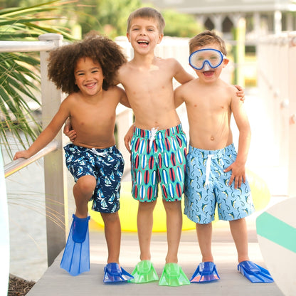 Sea Breeze Boys' Swim Trunks-Small