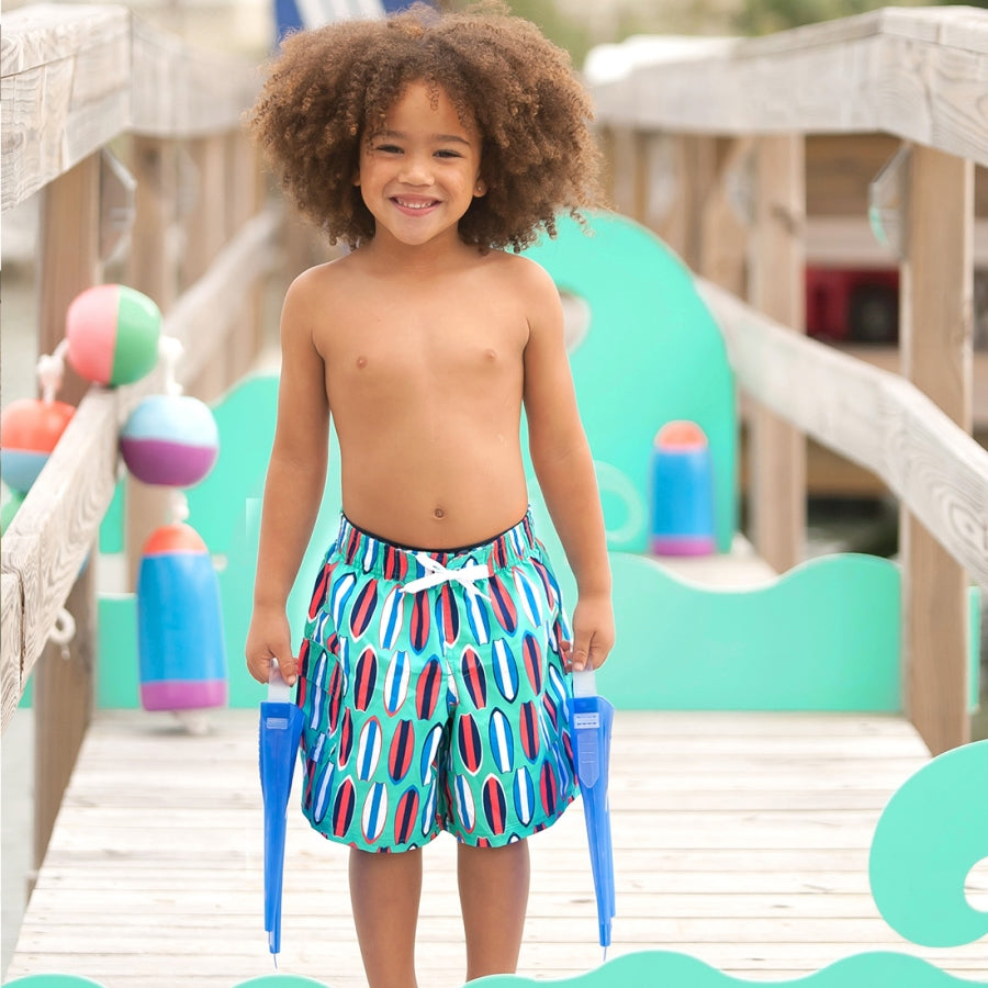 Wave Rider Boys' Swim Trunks-Small