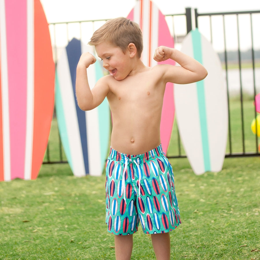 Wave Rider Boys' Swim Trunks-Small