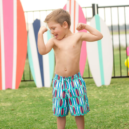 Wave Rider Boys' Swim Trunks-Small