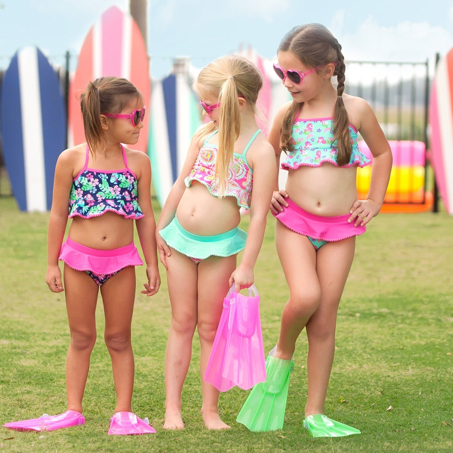 Mermaid Kisses Girls' Swim Set-Medium