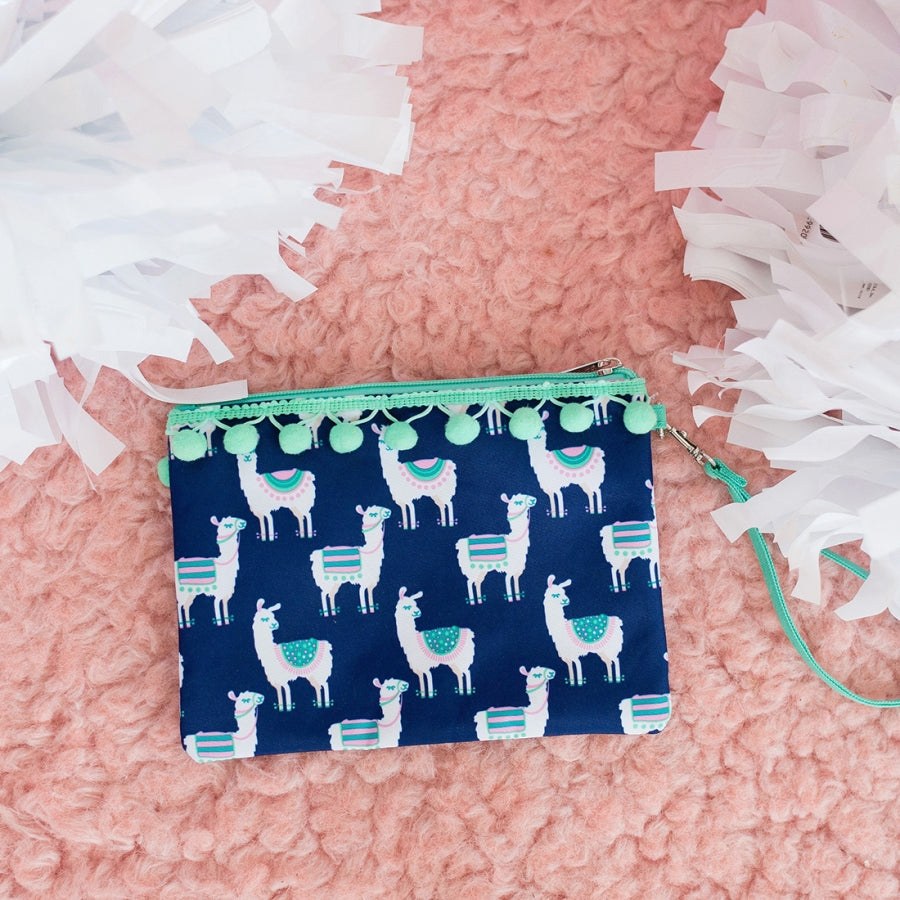 Lulu Llama Wristlet
