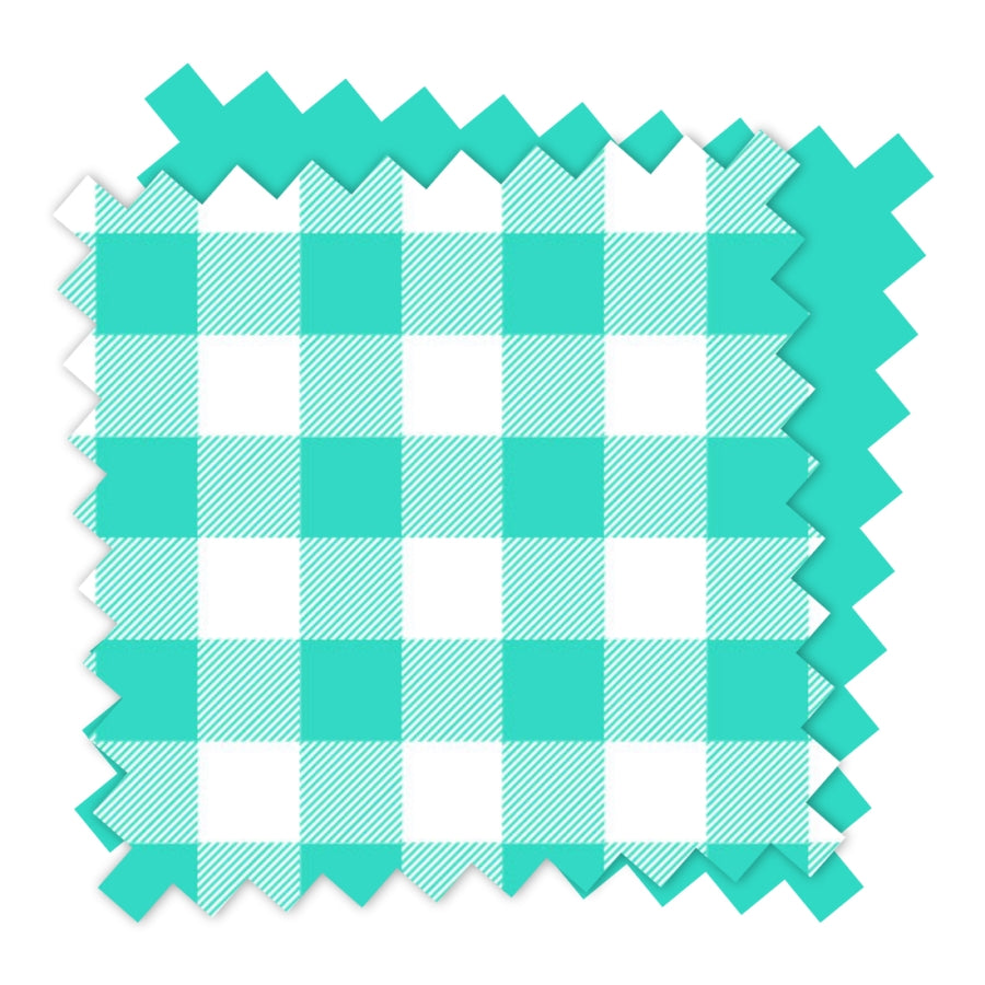 Mint Check Easter Bucket