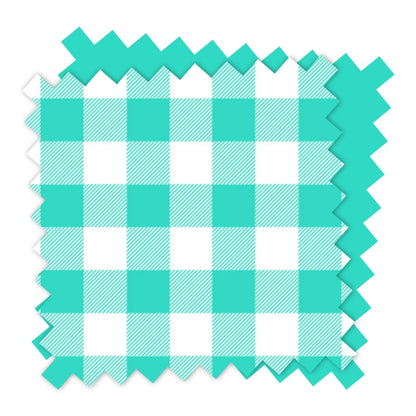 Mint Check Easter Bucket