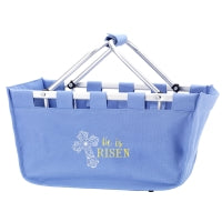 He Is Risen Blue Hydranngea Market Tote