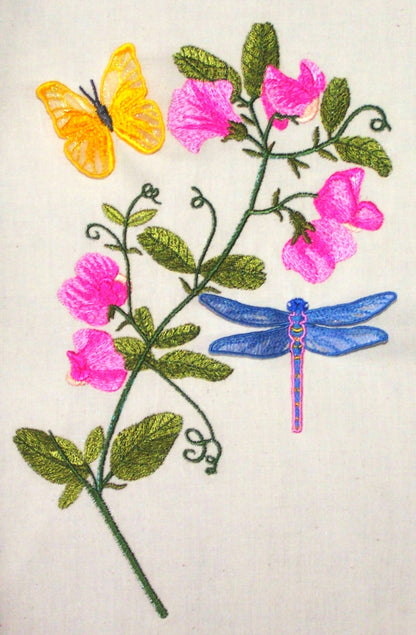 Sweet Peas and Butterflies