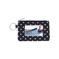 Navy Dot ID Case