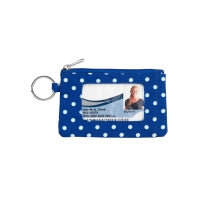 Royal Blue Dot ID Case