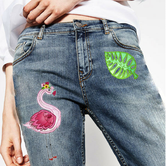 Flamingo Applique