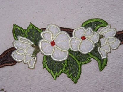 Peacocks Iron On Applique