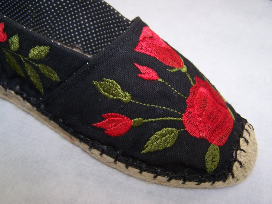 Red Rose ESPADRILLE SHOE PATTERNS