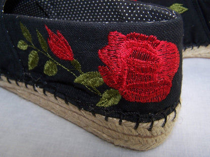 Red Rose ESPADRILLE SHOE PATTERNS