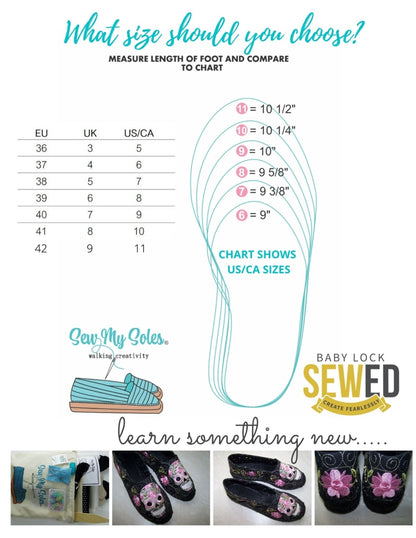 Sugar Skull Espadrille Kit