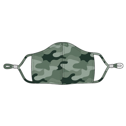 Camo Adjustable Kids' Face Mask
