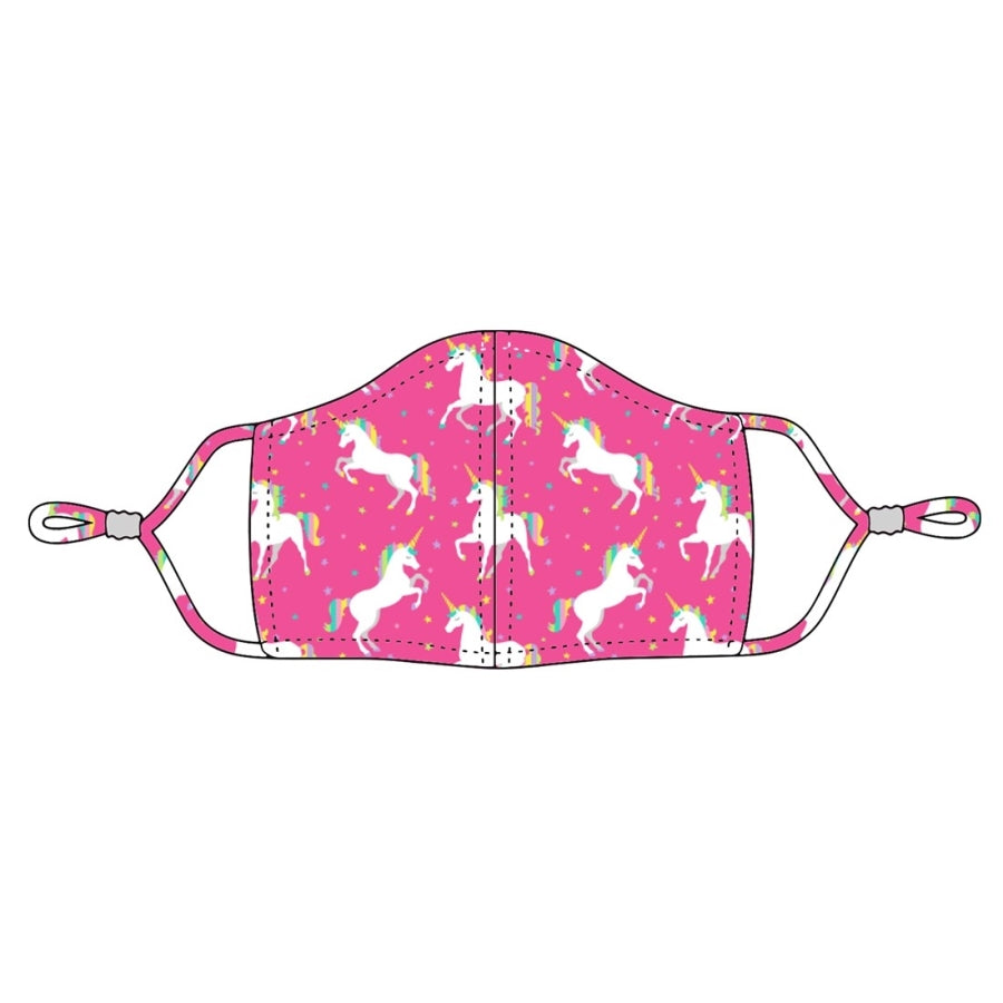 Unicorn Wishes Adjustable Kids' Face Mask