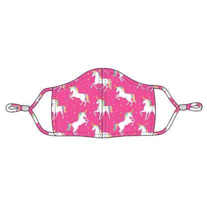 Unicorn Wishes Adjustable Kids' Face Mask