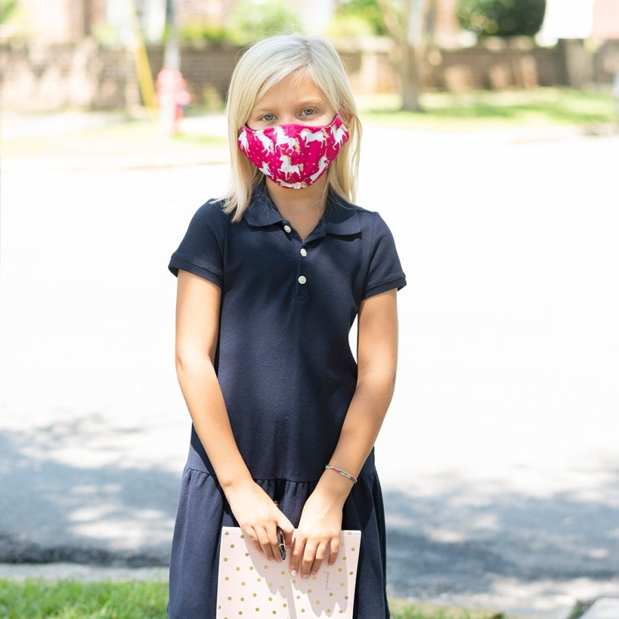 Unicorn Wishes Adjustable Kids' Face Mask