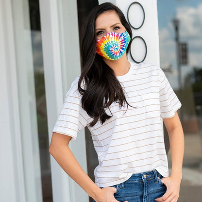 Tie Dye Adjustable Adult Face Mask