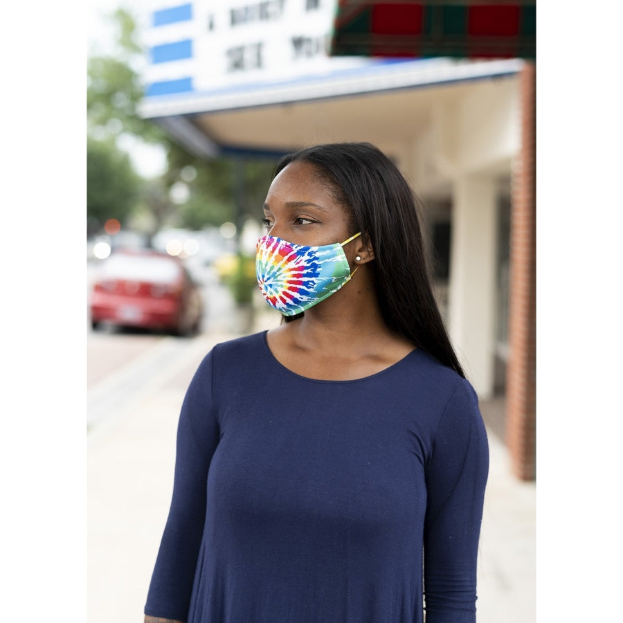 Tie Dye Adjustable Adult Face Mask