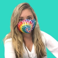 Tie Dye Adjustable Adult Face Mask