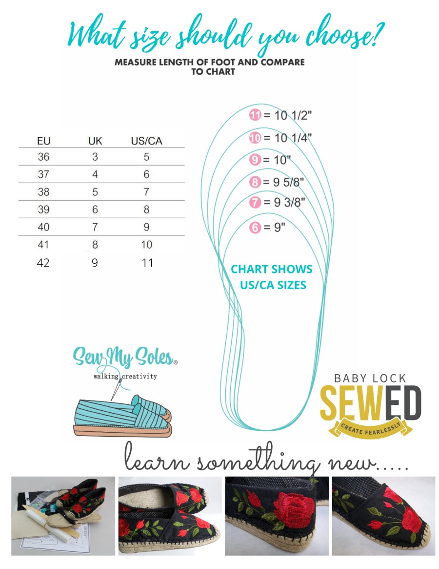 Red Rose Black Soles Espadrille DOUBLE DEAL