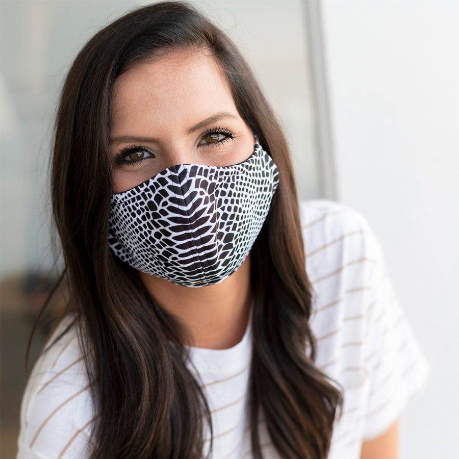 Snakeskin Adjustable Adult Face Mask