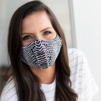 Snakeskin Adjustable Adult Face Mask