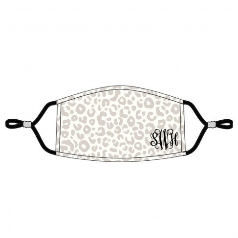 Natural Leopard Personalized Adult Adjustable Mask