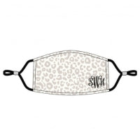 Natural Leopard Personalized Adult Adjustable Mask
