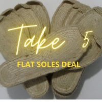 Flat Soles FIVER DEAL