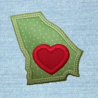 Georgia State Quilt Applique