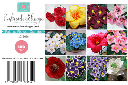 Fabric Flower Combo
