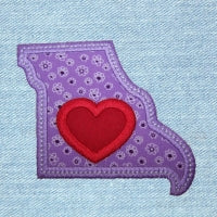 Missouri State Quilt Applique