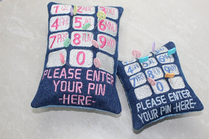 Enter Your Pin Pincushion SET