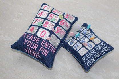 Enter Your Pin Pincushion SET