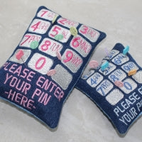 Enter Your Pin Pincushion SET
