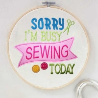 Busy Sewing