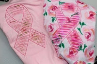 Breast Cancer Awareness  Ribbon Ruffle