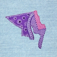 Maryland/ Delware State Puzzle Quilt Applique