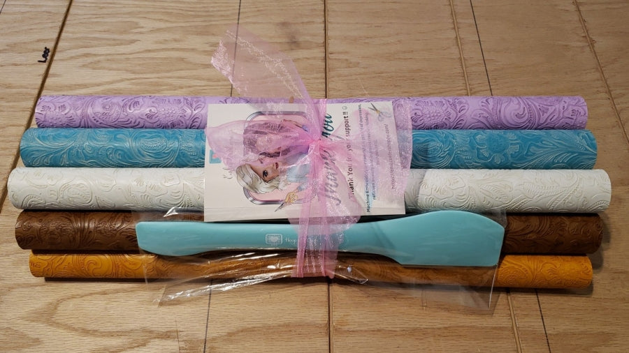 10 Colors Western Faux Leathers