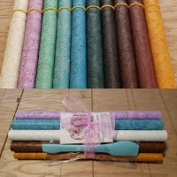 10 Colors Western Faux Leathers