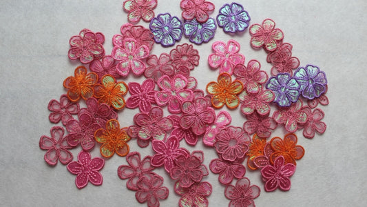 Mini Organza Flower Set