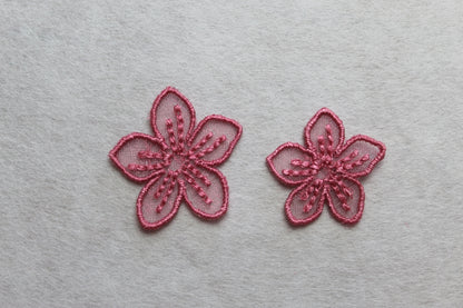 Mini Organza Flower Set