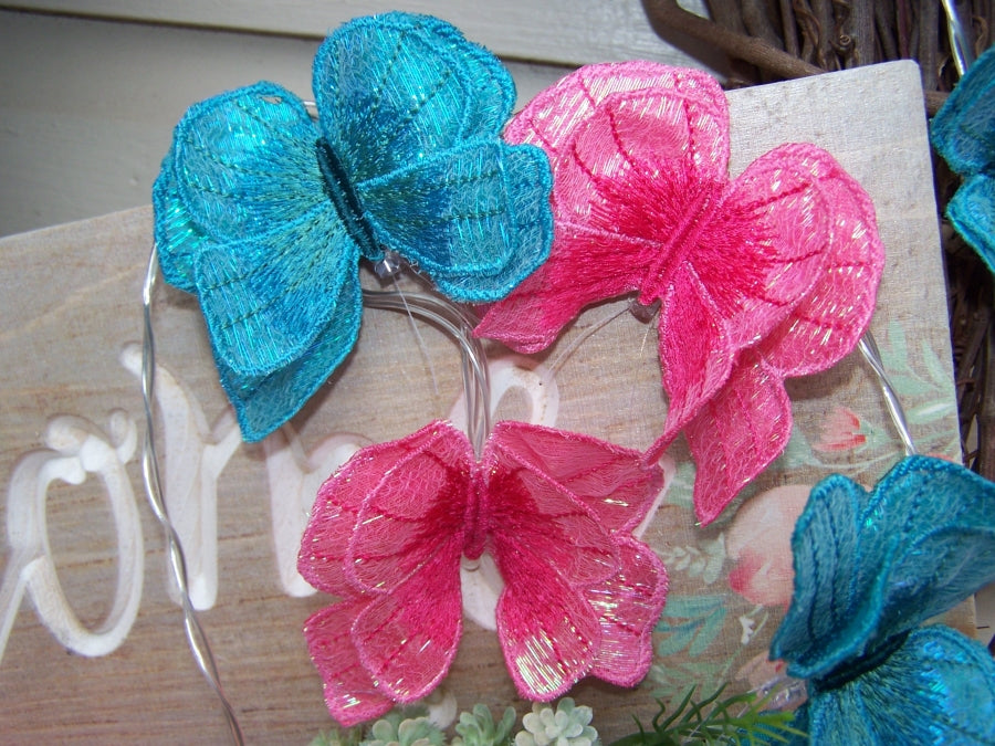 Iridescent Butterfly String Light