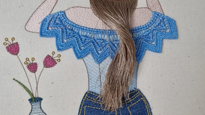 3D Emma With Hair 6 X 10