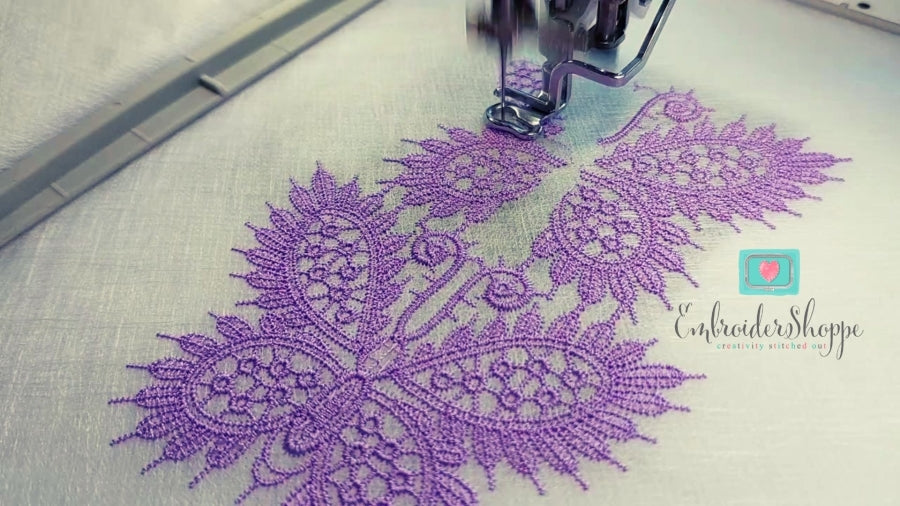 Dainty Lace Butterfly Trim