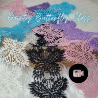 Dainty Lace Butterfly Trim